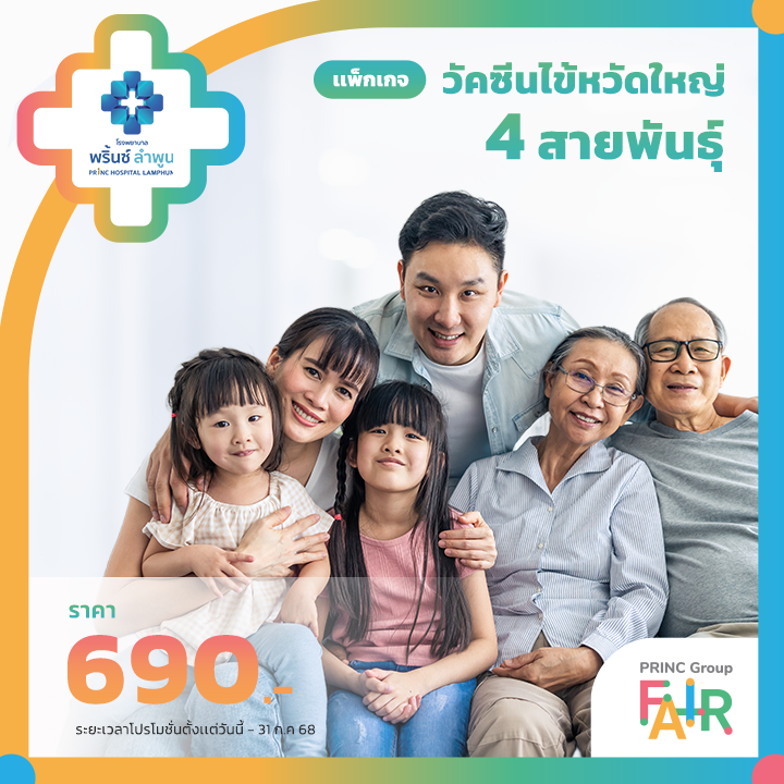 วัคซีนไข้หวัดใหญ่ 4 สายพันธ์ุ